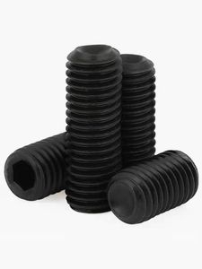 Vis de serrage en acier allié grade 10.9 12.9 avec finition noire din916 din913 ASME B 18.3 